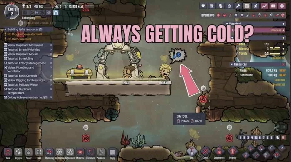 Oxygen Not Included — Duplicant Survival Manager (screenshot 5)